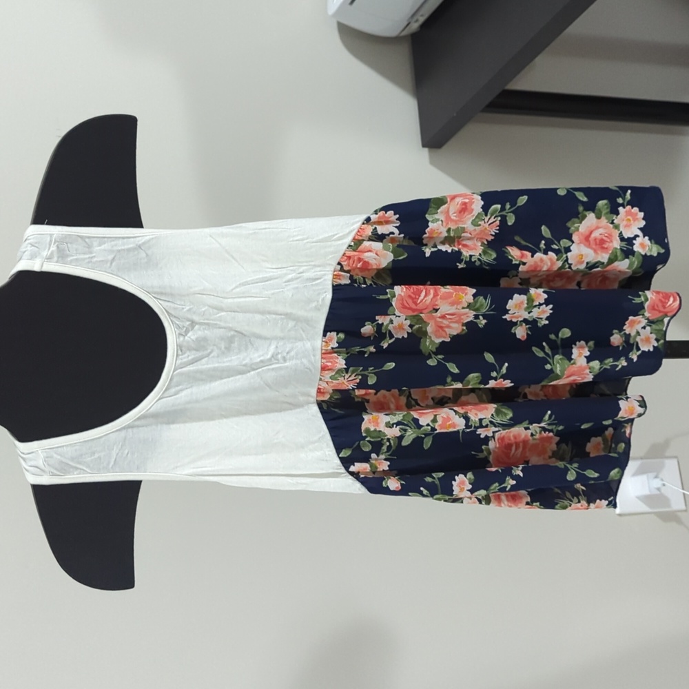 Floral Peplum Tank